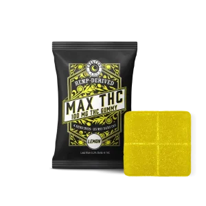 Lemon 100 mg Max THC Gummy